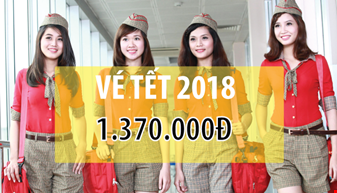 Vietjet Air mở bán vé máy bay Tết 2018 giá siêu hot